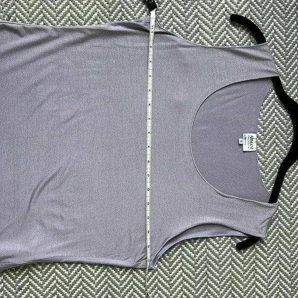Armani Collezioni light purple tank top with rolled edges size 12 - Picture 7 of 8